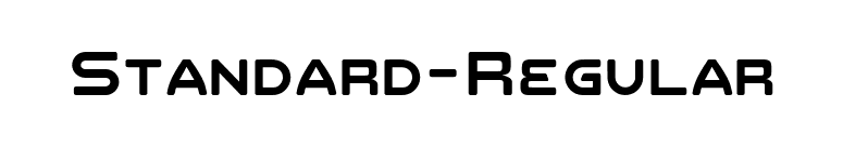 Standard-Regular font preview