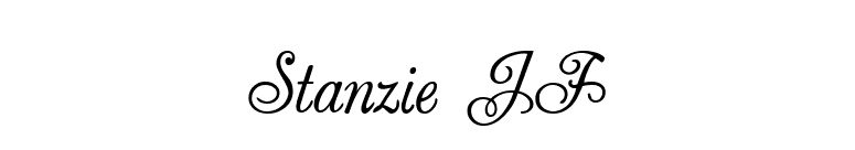 Stanzie JF font preview