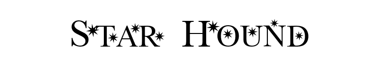 Star Hound font preview