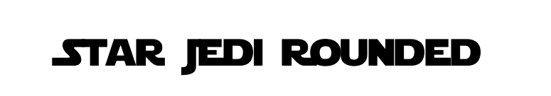 Star Jedi Rounded font preview