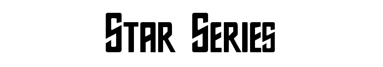 Star Series font preview