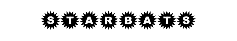 Starbats font preview