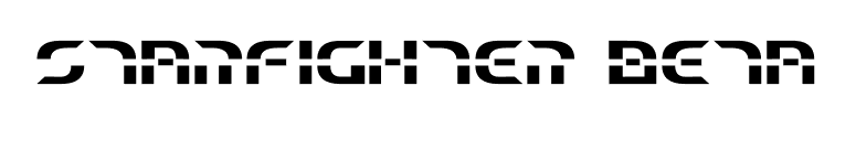 Starfighter Beta font preview