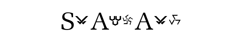 Stargate font preview
