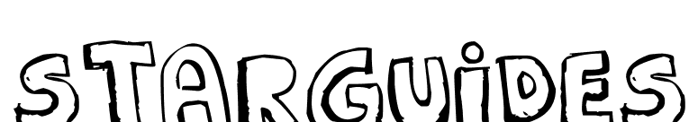 STARGUIDES font preview