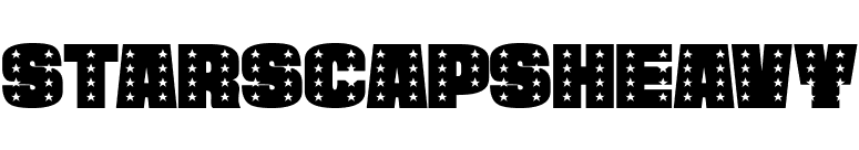 StarsCapsHeavy font preview