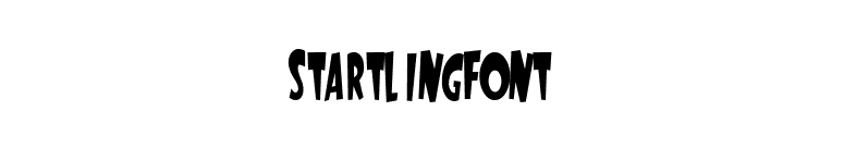 StartlingFont font preview