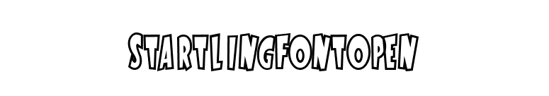StartlingFontOpen font preview