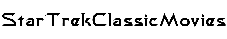 StarTrekClassicMovies font preview