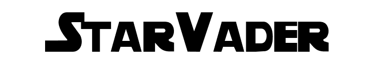 StarVader font preview