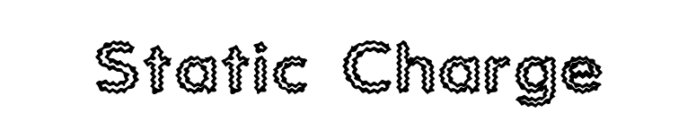 Static Charge font preview