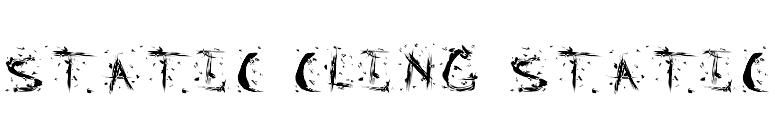 Static Cling Static font preview