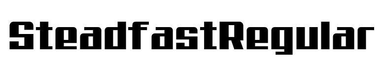 SteadfastRegular font preview