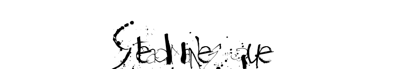 Steadmanesque font preview