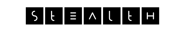 Stealth font preview