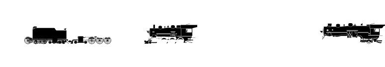Steam-HwtLocos font preview