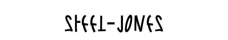 Steel-Jones font preview