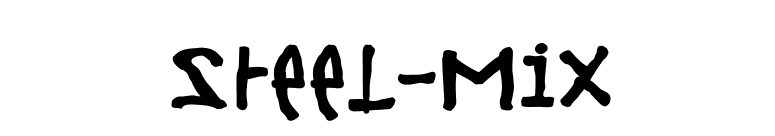 Steel-Mix font preview