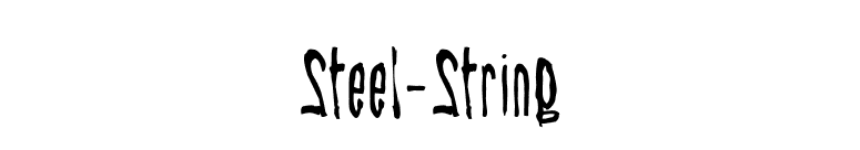 Steel-String font preview