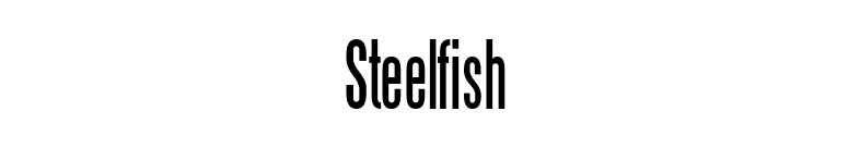 Steelfish font preview
