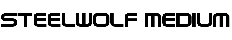 SteelWolf-Medium font preview