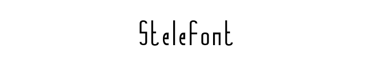 Stelefont font preview