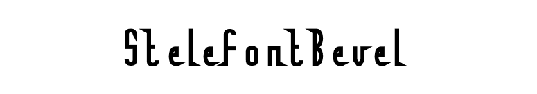 StelefontBevel font preview