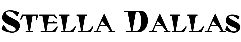 Stella Dallas font preview