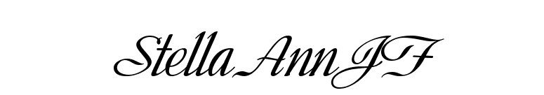 StellaAnnJF font preview