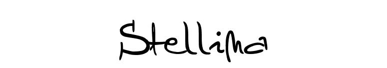 Stellina font preview