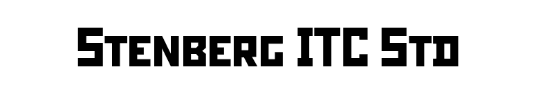 Stenberg ITC Std font preview