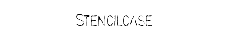 Stencilcase font preview