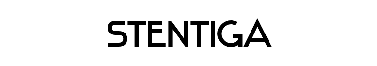 Stentiga font preview