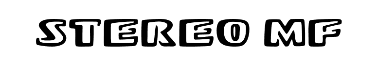 Stereo MF font preview