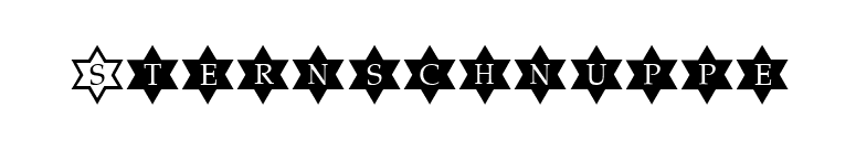 Sternschnuppe font preview