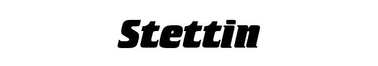 Stettin font preview
