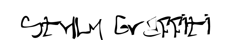 STHLM Graffiti font preview