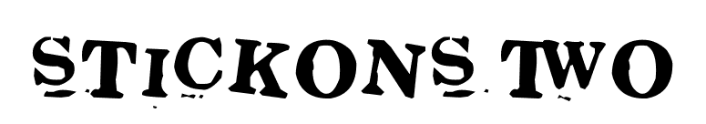 Stickons Two font preview