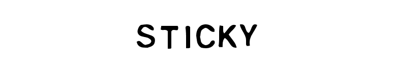 Sticky font preview
