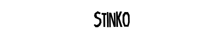 Stinko font preview