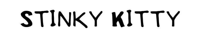 Stinky Kitty font preview