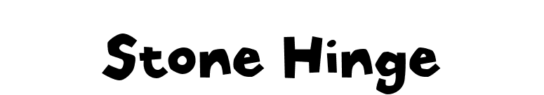 Stone Hinge font preview