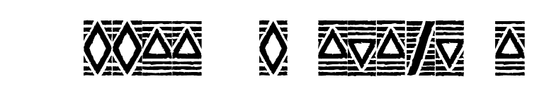 Stoned-MosaicFive font preview
