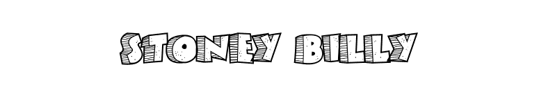 Stoney Billy font preview