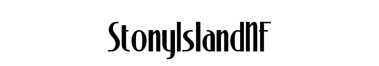 StonyIslandNF font preview