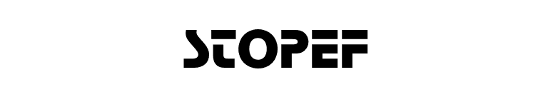 StopEF font preview