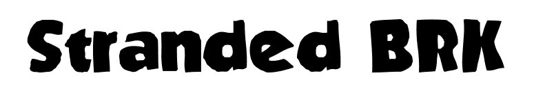 Stranded BRK font preview