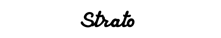 Strato font preview