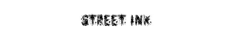 Street Ink font preview