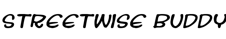 Streetwise buddy font preview